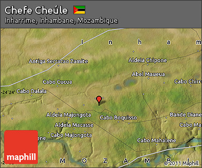 Satellite Map of Chefe Cheúle