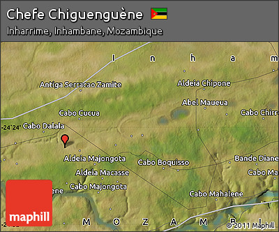 Satellite Map of Chefe Chiguenguène