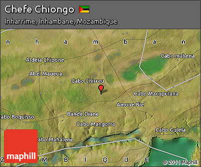 Satellite Map of Chefe Chiongo