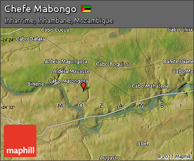 Satellite Map of Chefe Mabongo