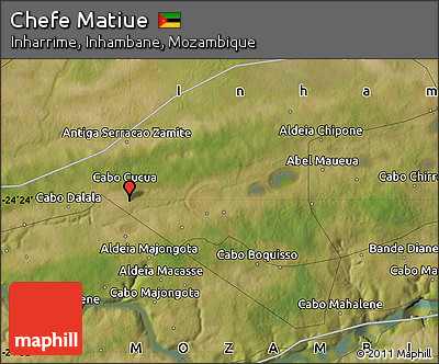 Satellite Map of Chefe Matiue