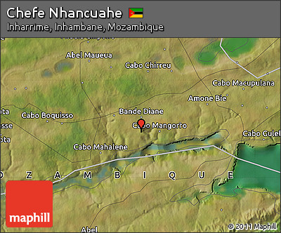 Satellite Map of Chefe Nhancuahe