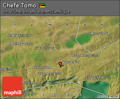 Satellite Map of Chefe Tomo
