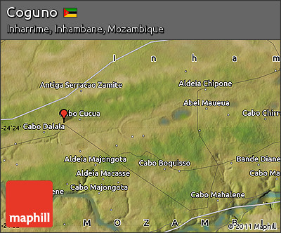 Satellite Map of Coguno