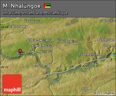 Satellite Map of M. Nhalúngoe