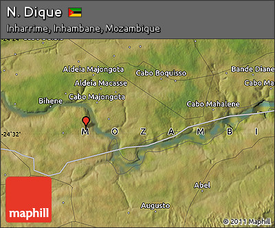 Satellite Map of N. Dique