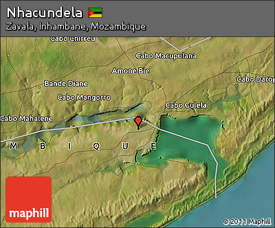 Satellite Map of Nhacundela