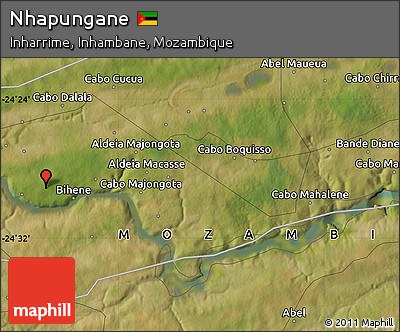 Satellite Map of Nhapungane