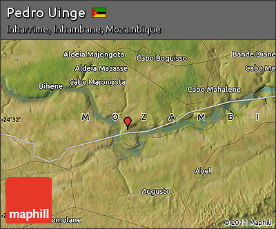 Satellite Map of Pedro Uinge