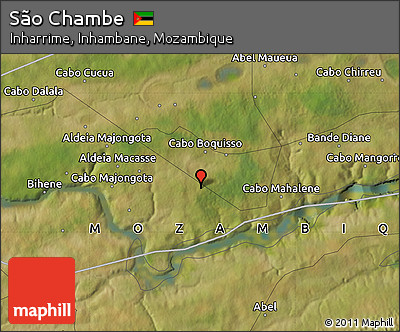 Satellite Map of São Chambe
