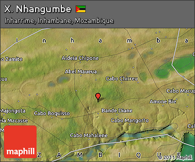 Satellite Map of X. Nhangumbe
