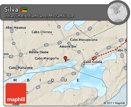 Shaded Relief Map of Silva