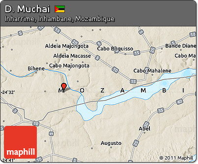 Shaded Relief Map of D. Muchai