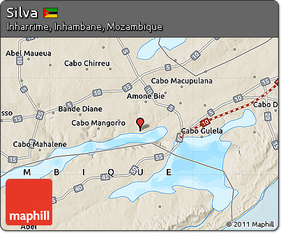 Shaded Relief Map of Silva