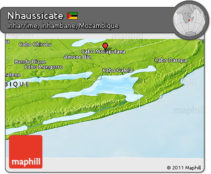 Physical Panoramic Map of Nhaussicate