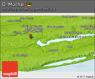 Physical Panoramic Map of D. Muchai
