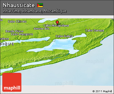 Physical Panoramic Map of Nhaussicate