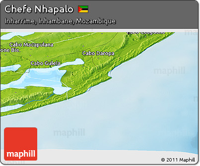 Physical Panoramic Map of Chefe Nhapalo
