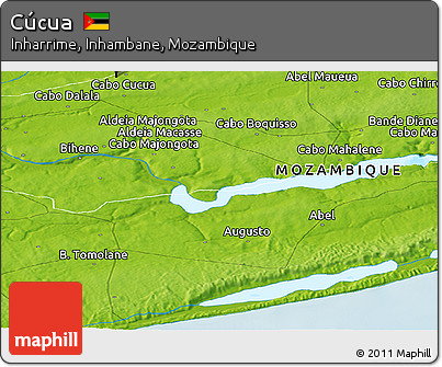 Physical Panoramic Map of Cúcua