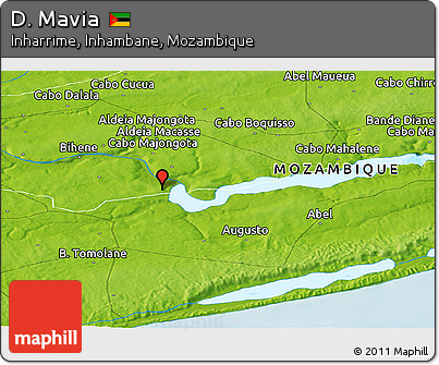 Physical Panoramic Map of D. Mavia