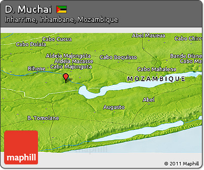 Physical Panoramic Map of D. Muchai