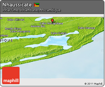 Physical Panoramic Map of Nhaussicate