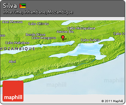 Physical Panoramic Map of Silva