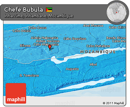 Political Panoramic Map of Chefe Bubula