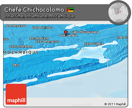 Political Panoramic Map of Chefe Chichocolomo