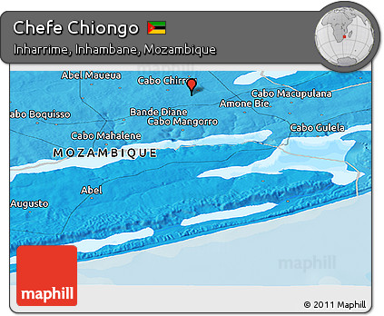 Political Panoramic Map of Chefe Chiongo