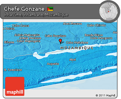Political Panoramic Map of Chefe Gonzane