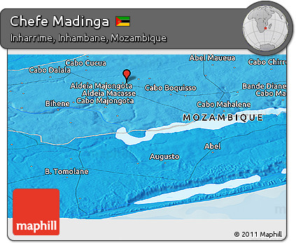 Political Panoramic Map of Chefe Madinga