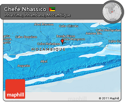 Political Panoramic Map of Chefe Nhassico