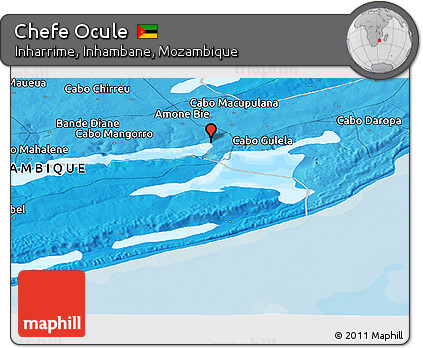 Political Panoramic Map of Chefe Ocule