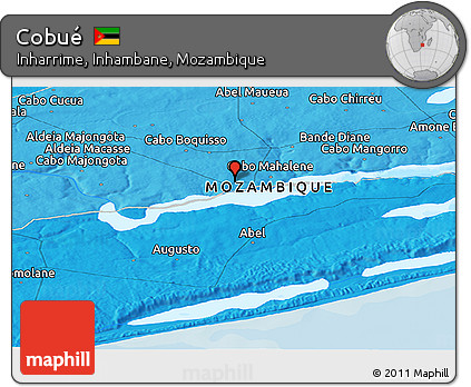 Political Panoramic Map of Cobué