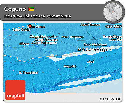 Political Panoramic Map of Coguno