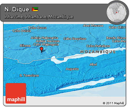 Political Panoramic Map of N. Dique