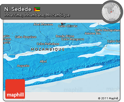 Political Panoramic Map of N. Sedede
