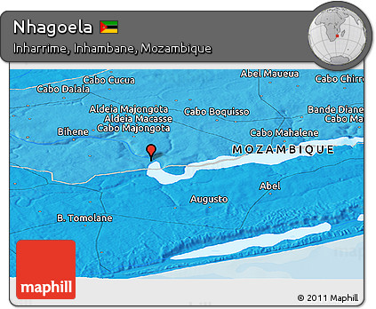 Political Panoramic Map of Nhagoela