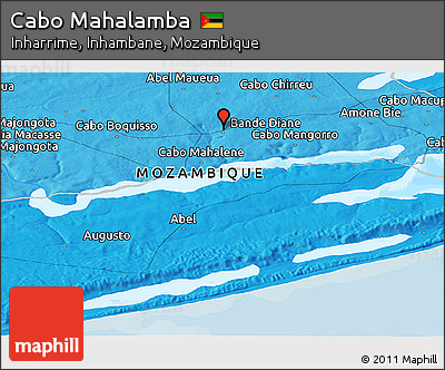 Political Panoramic Map of Cabo Mahalamba