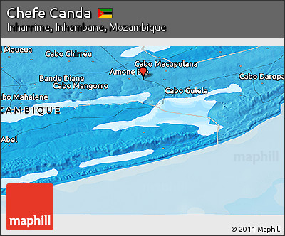 Political Panoramic Map of Chefe Canda