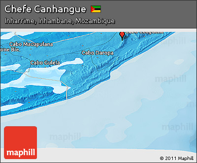 Political Panoramic Map of Chefe Canhangue
