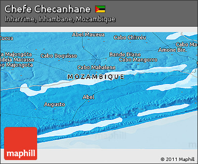 Political Panoramic Map of Chefe Checanhane