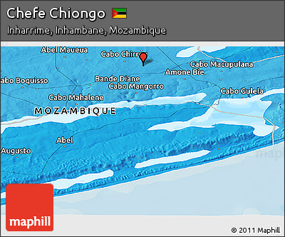 Political Panoramic Map of Chefe Chiongo