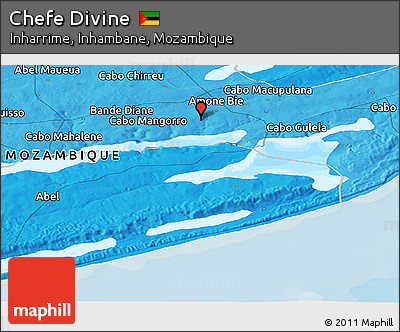 Political Panoramic Map of Chefe Divine