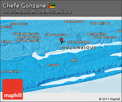 Political Panoramic Map of Chefe Gonzane