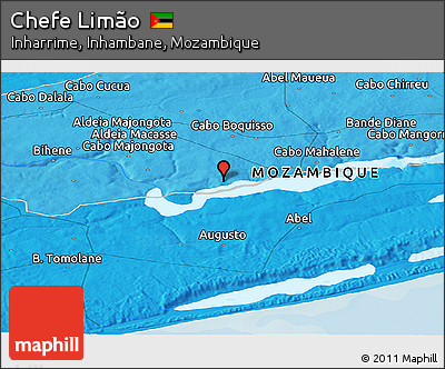 Political Panoramic Map of Chefe Limão