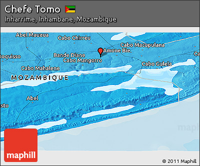Political Panoramic Map of Chefe Tomo