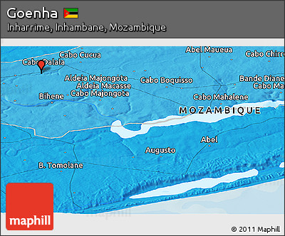 Political Panoramic Map of Goenha