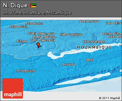 Political Panoramic Map of N. Dique